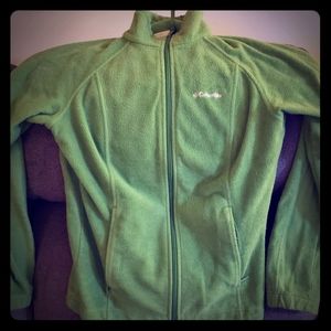 Green Columbia zip up